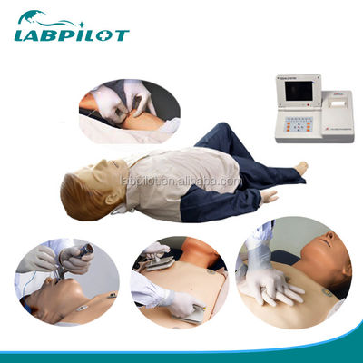インテリジェントな医療訓練のためのマニキン CPR インチューベーション ECG 脱震とペース