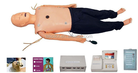 先進的な生命維持訓練のためのマニキン CPR AED ECG 直管化急救シミュレーター