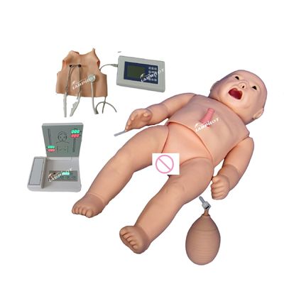 医学 新生児 看護 インチューベーション アウスクルテーションとCPR訓練のためのマニキン