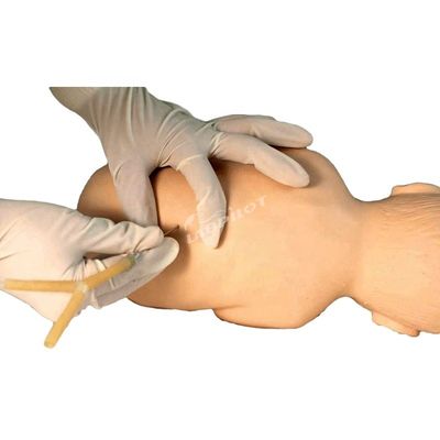 医療看護師のケアにおける小児マニュケインのための乳児腰部パンクチュア訓練人形