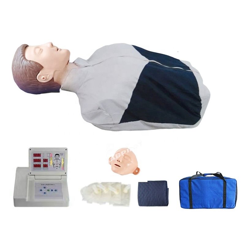 医療科学 成人の半身CPR 身体 緊急スキルの練習モデルのためのマニキン