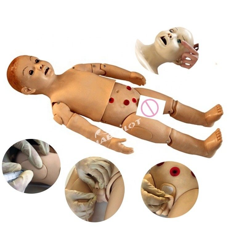 小児保健 一歳児 介護とCPR 生命救助訓練のための人形